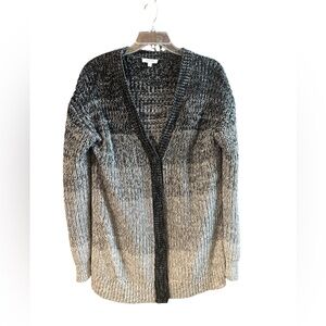 Haven Well Within Elegant Black and Gray Women's Cardigan